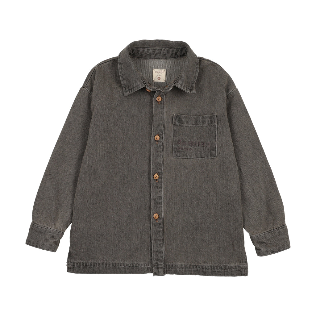 Denim Day Boys Shirt - Grey wash