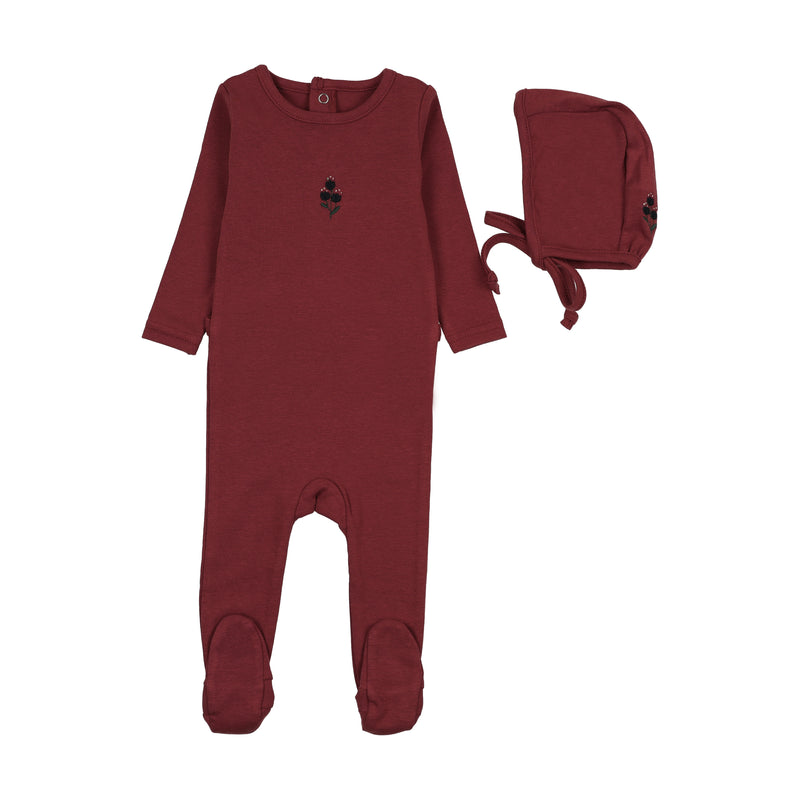 Sweet Campaign Girls Footie - Vintage Red