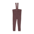 Knit Suspender Leggings - Vintage Purple