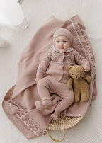 Fair Isle Blanket - Pink