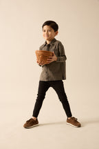 Denim Day Boys Shirt - Grey wash