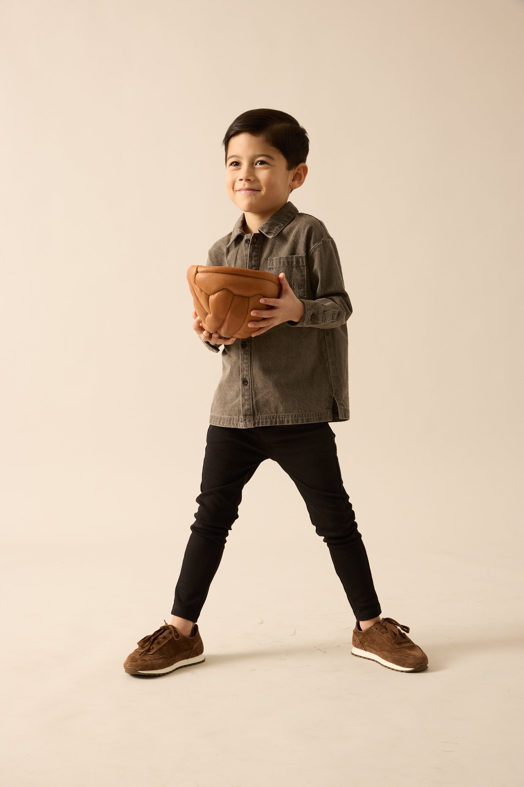Denim Day Boys Shirt - Grey wash