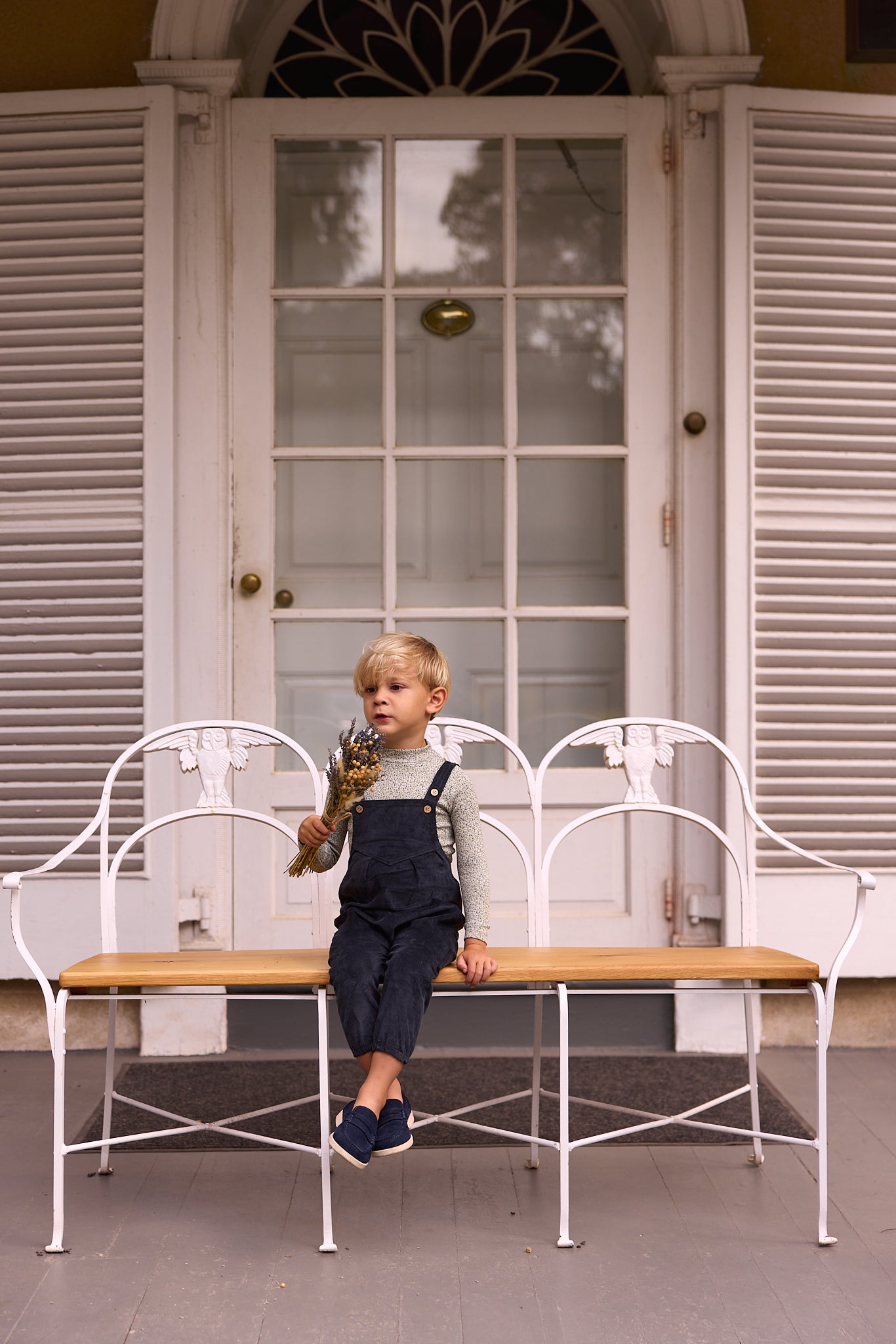 Liberty/Berry Corduroy Overalls - Navy Blue