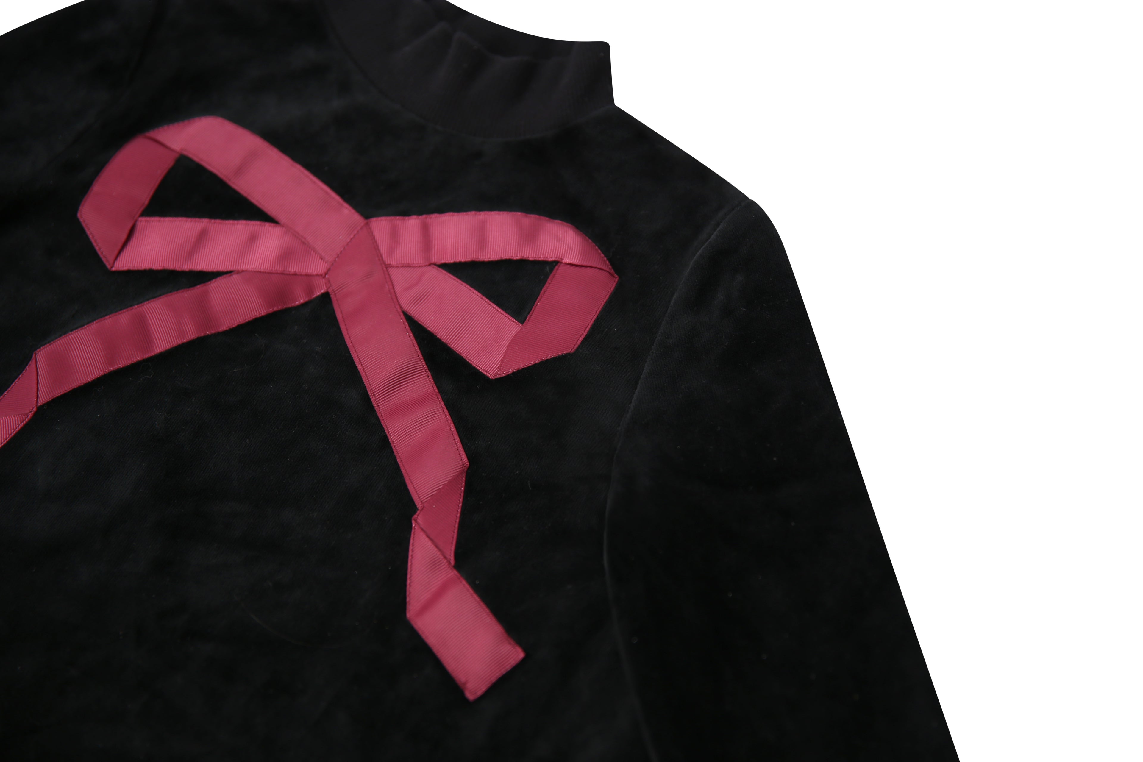 Raspberry Ribbon Bow Shabbos Lounge Set