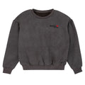 Acid Wash Girl's Top - Smokey Brown
