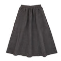 Acid Wash Skirt - Smokey Brown