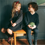 Pre-Order Home Garden High Waisted Jumper - Navy