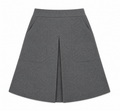 Grey Emblem Skirt