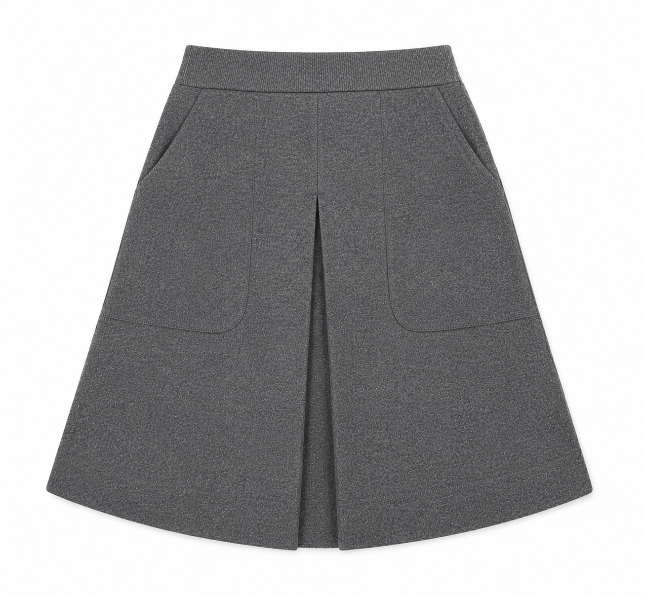 Grey Emblem Skirt