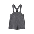 Grey Emblem Wool Overalls