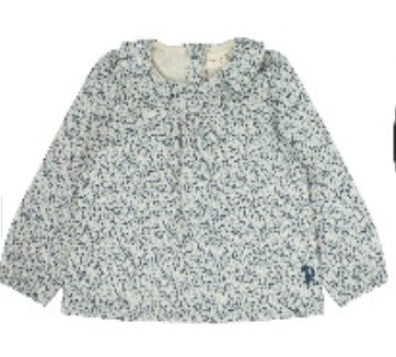 Printed Ruffle Top- Baby