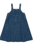Front Snap Jumper - Blue Denim
