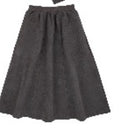 Acid Wash Skirt - Smokey Brown
