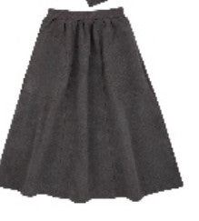 Acid Wash Skirt - Smokey Brown