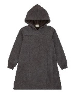 Acid Wash Dress - Smokey Brown