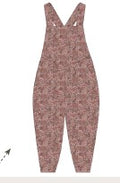 Liberty/Berry Corduroy Overalls - Pink Print