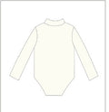 Mockneck Bodysuit- Ivory