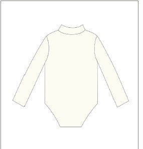 Mockneck Bodysuit- Ivory