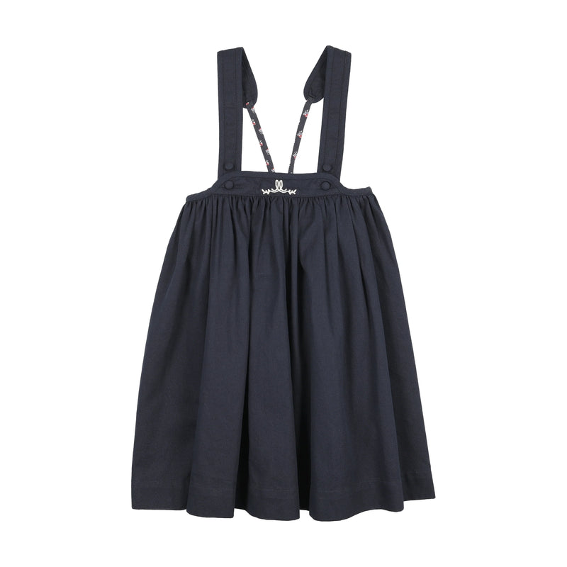 Pre-Order Home Garden High Waisted Jumper - Navy
