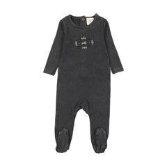 Stitch Studio Footie - Off Black