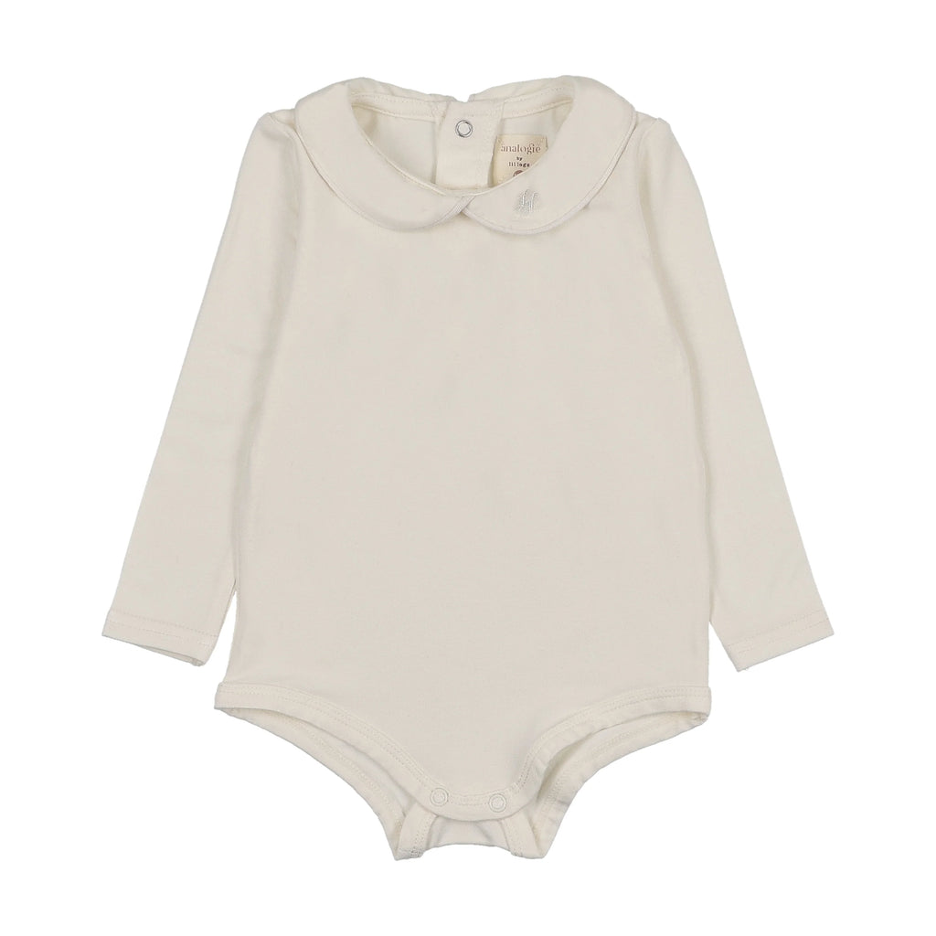 Pre-Order Peter Pan Onesie With Piping - Cream