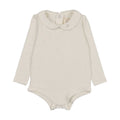 Pre-Order Peter Pan Onesie With Piping - Cream