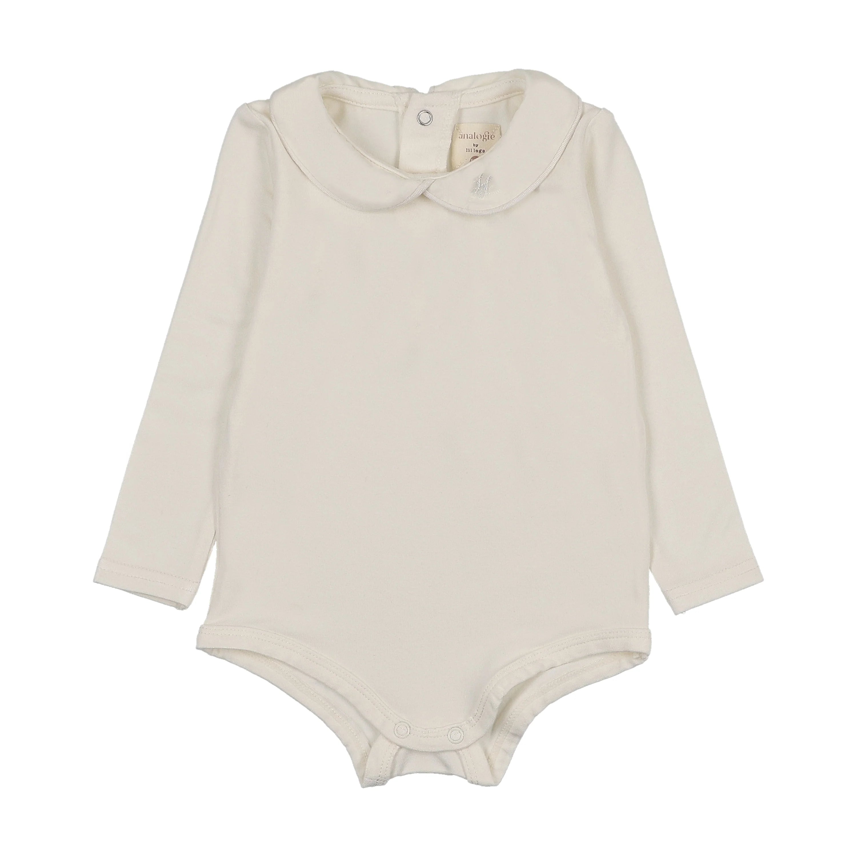 Pre-Order Peter Pan Onesie With Piping - Cream
