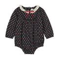 Pre-Order Home Garden Girl Romper - Navy Print