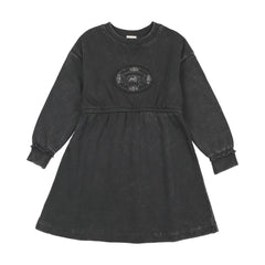 Stitch Studio Sweatshirt Dress - Off Black